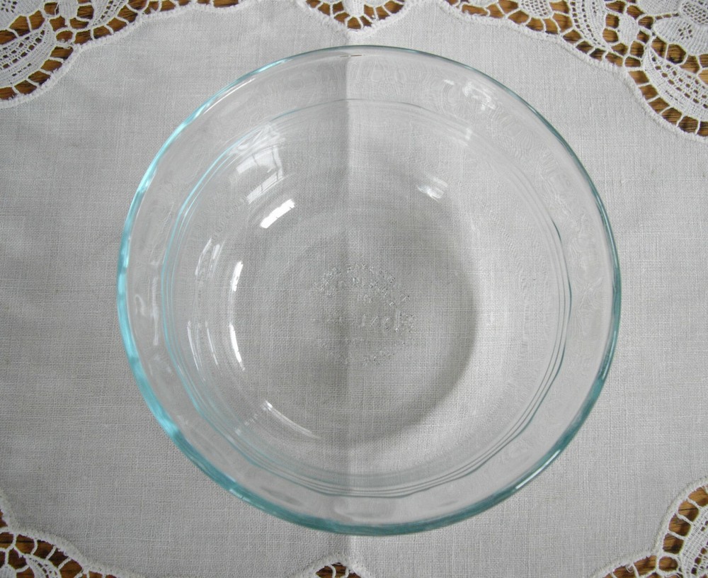 Pyrex Blue Tint Glass 4 3/4" Custard Bowl 464 ~