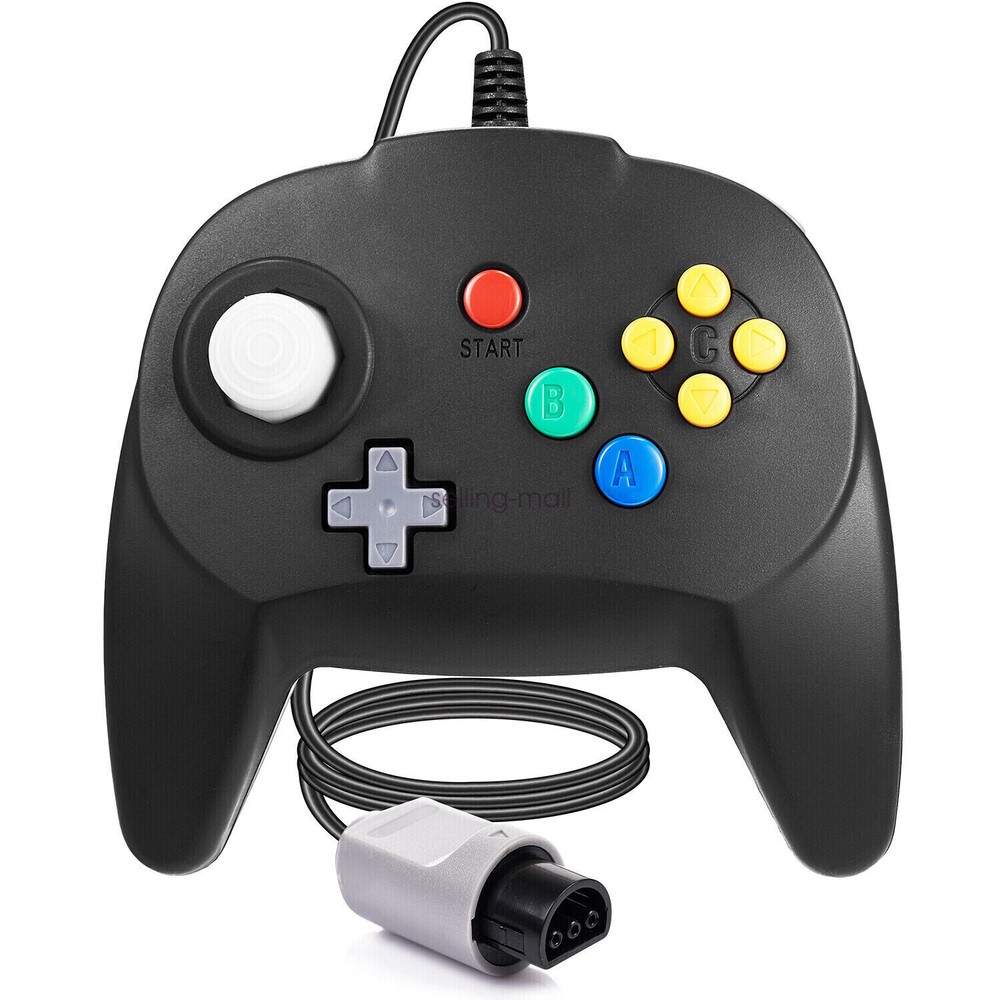 Mini N64 Wired Controllers Joystick Dual Z Button For Nintendo 64 Video Game