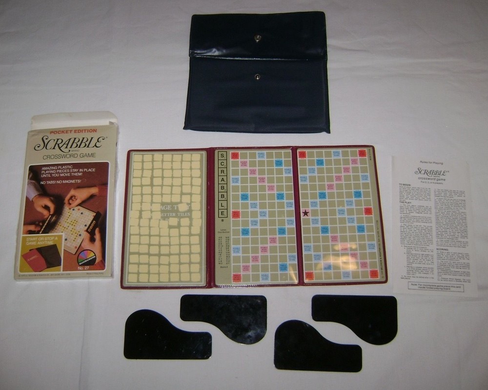 Vintage 1978 SCRABBLE Pocket Edition No. 27