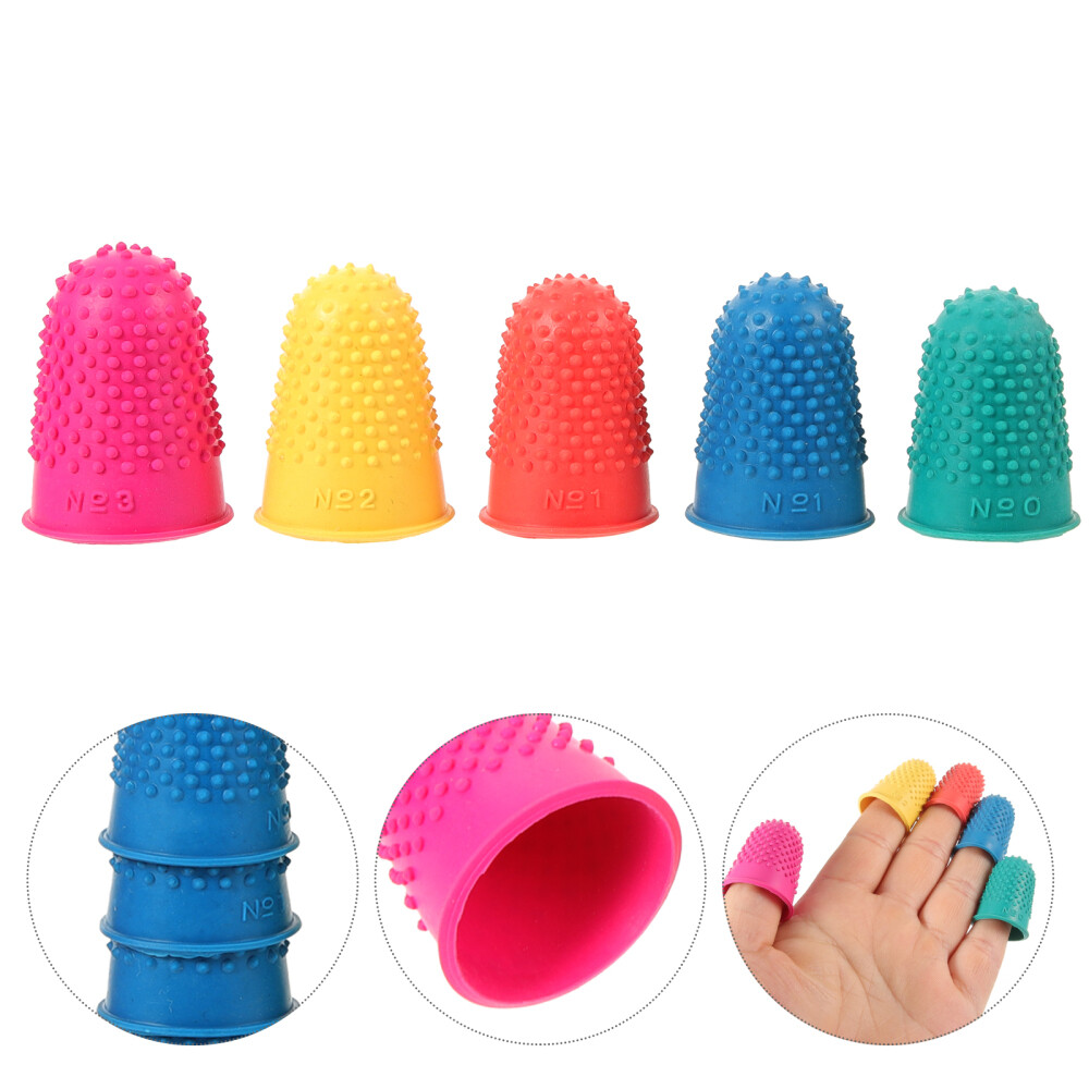 20PCS Rubber Finger Compact Finger Covers Multi-function Finger Protectors