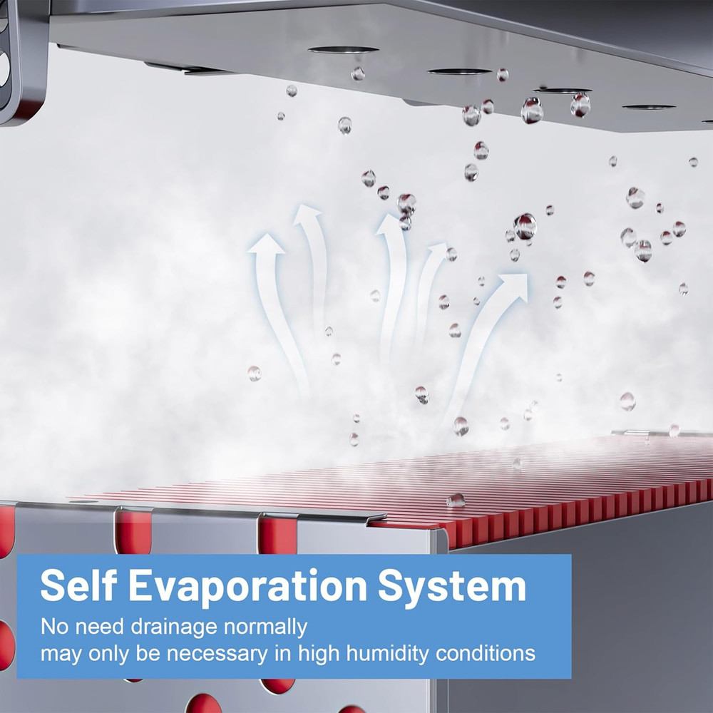 14000 BTU Portable Air Conditioners for Room Cooling up to 700 Sq. Ft, 3-IN-1 Qu