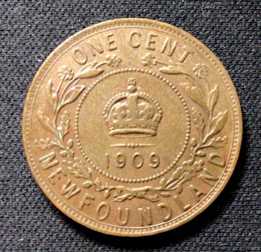 1909 Newfoundland Large Cent! Nice Coin! ENN Coins