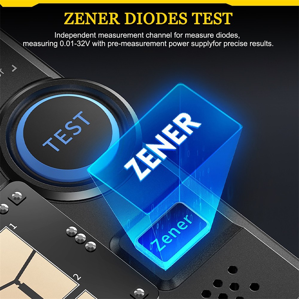 LCR-P1 Transistor Tester Set Diode Triode MOS Field Effect SMD ESR Meter