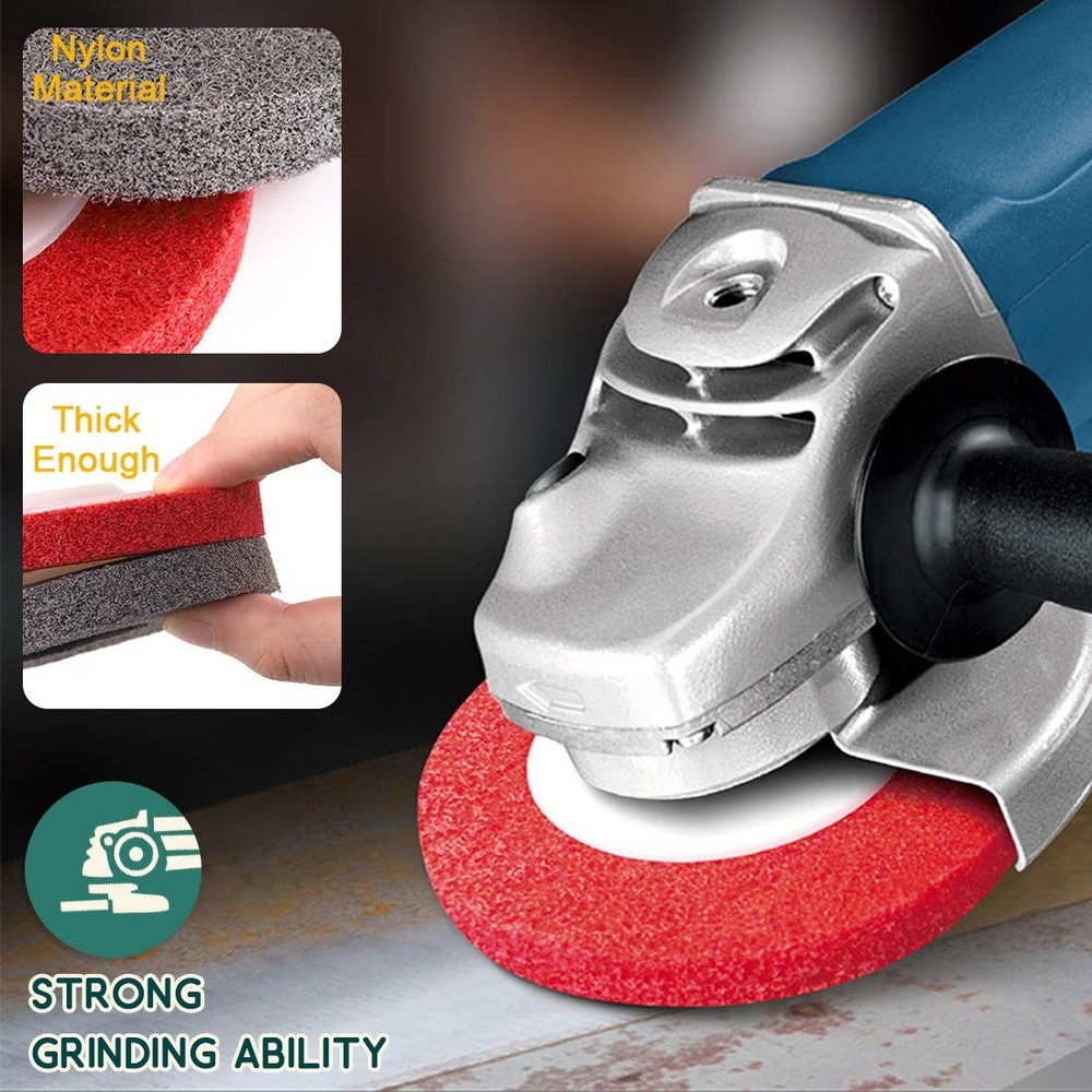 Keadic 18Pcs 4 Inch Wool Felt Polishing & Sanding Wheel Disc Kit