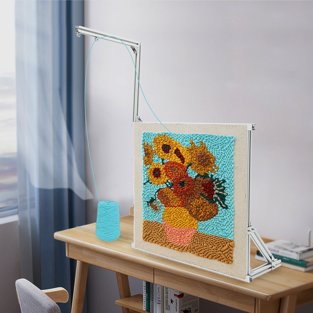 35.43*35.43 in Tufting Frame Carpet Tuft Frame Aluminium Rug Making Frame Kit