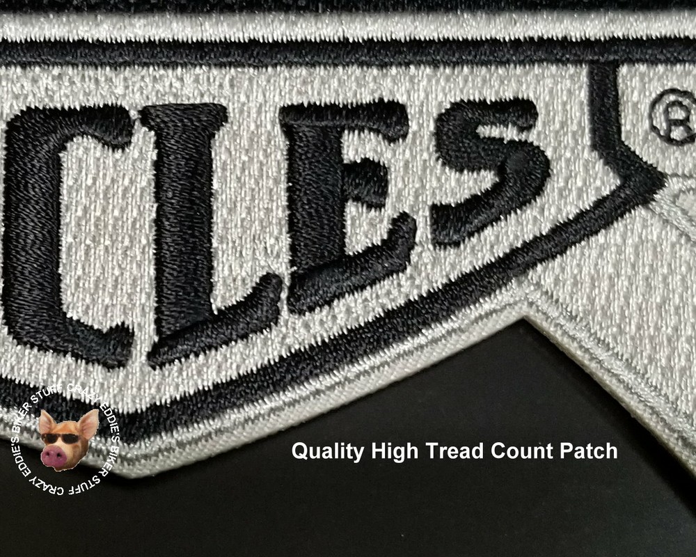 Harley Davidson® Embroidered Wrenches Bar & Shield Logo Patch 8 Inches