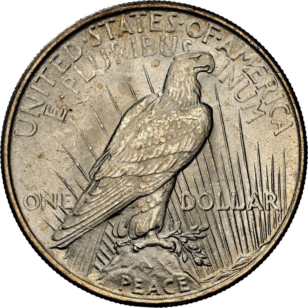 1925 (P) NGC Silver Peace Dollar MS65 MS-65