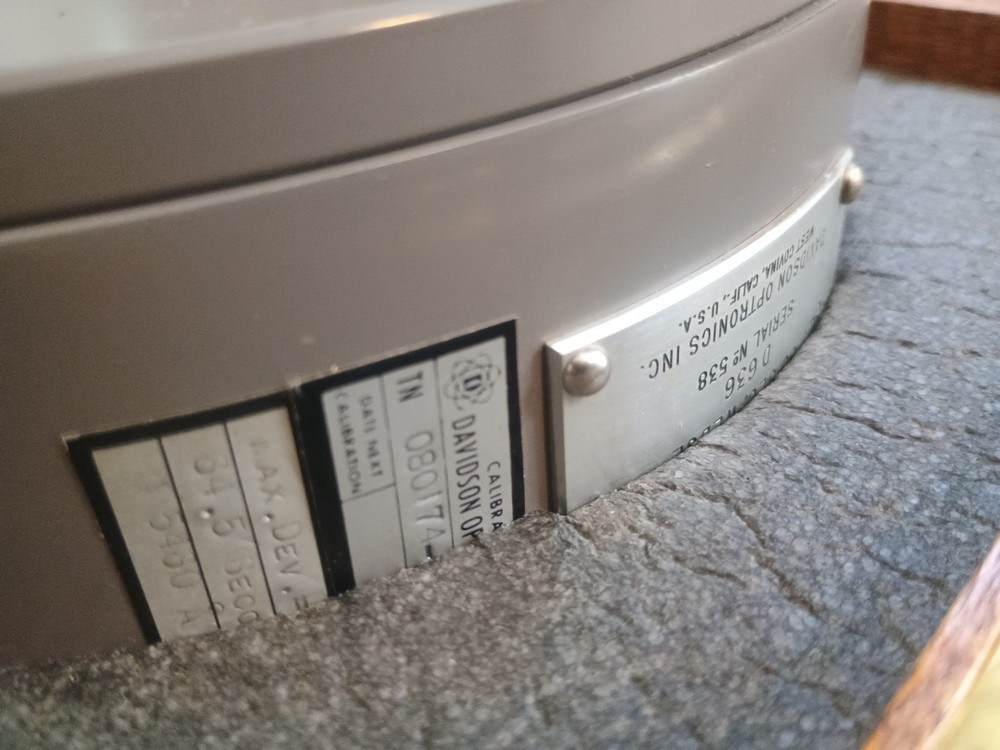 DAVIDSON ROTATING 60 SEC WEDGE D363