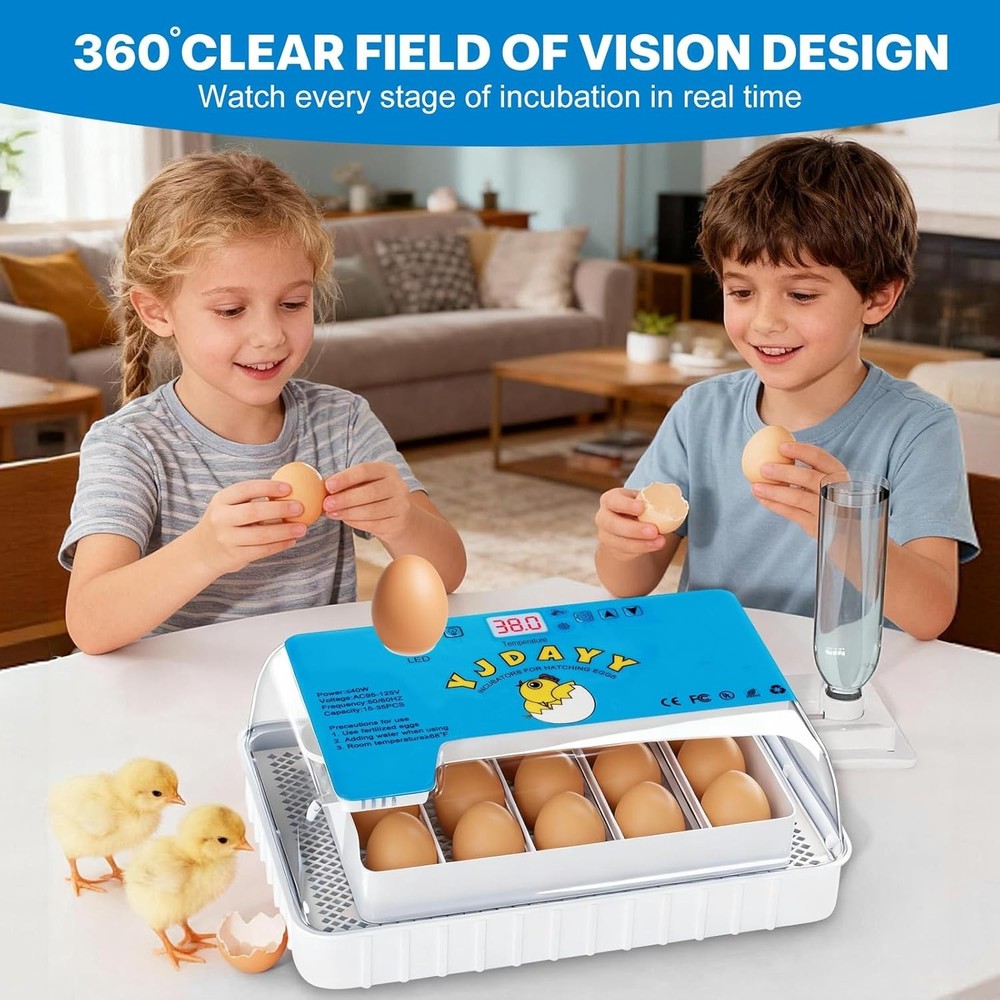 Incubators for Hatching Eggs 15-35 Eggs Incubator with Automatic Egg