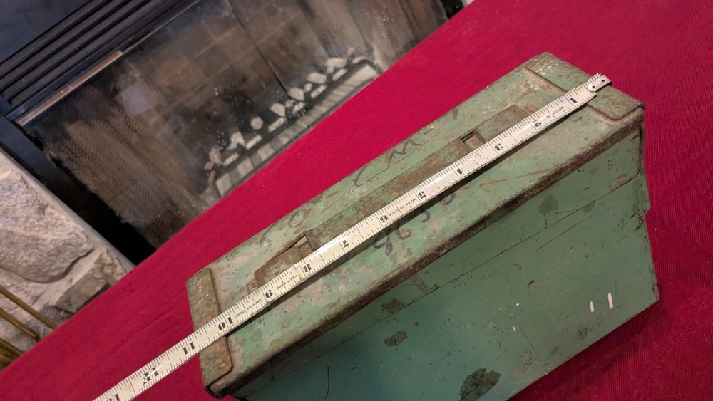 Emco Military Ammo Can Empty Red Box Military