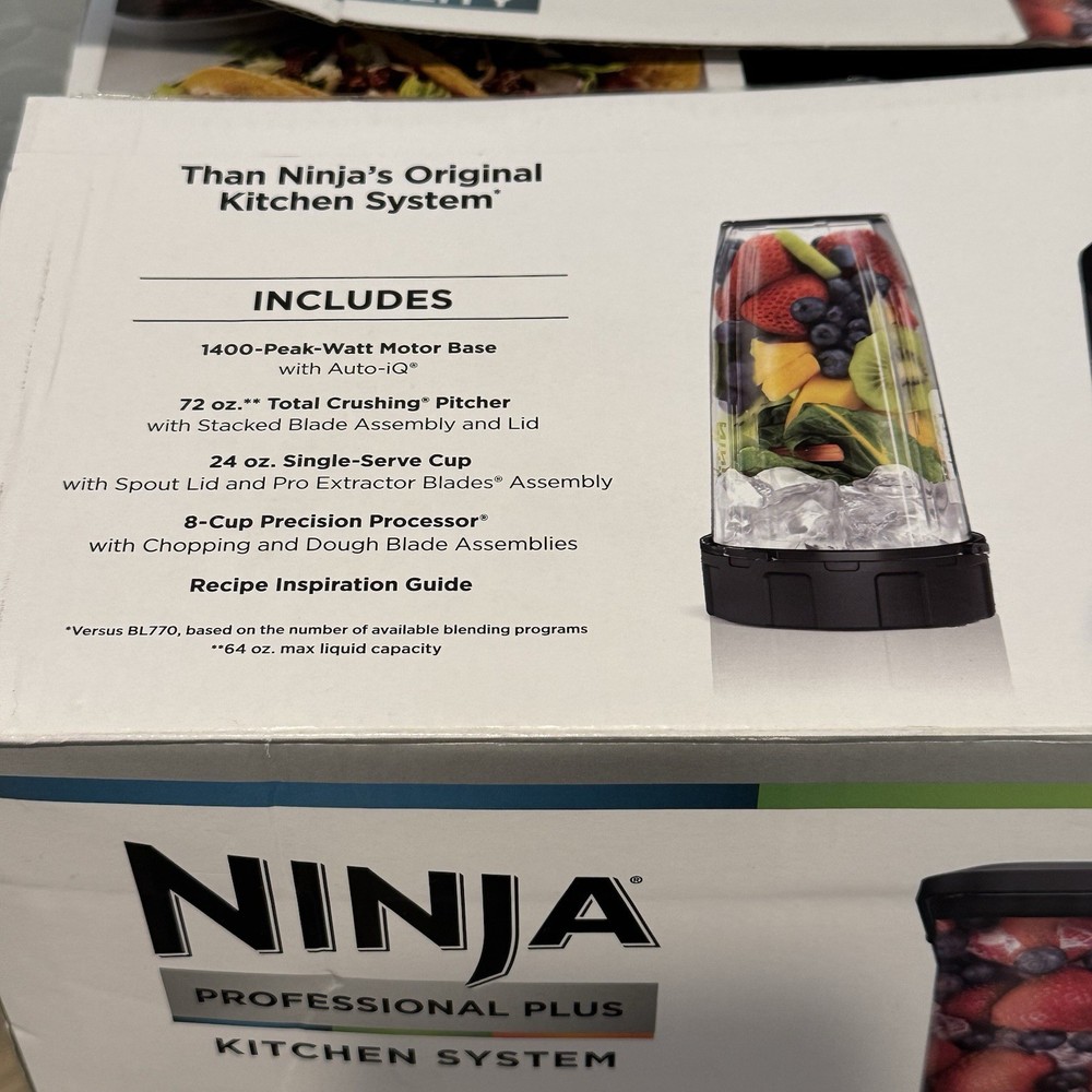 Ninja Professional Plus Kitchen System Auto IQ 1 Touch Intelligence BN800