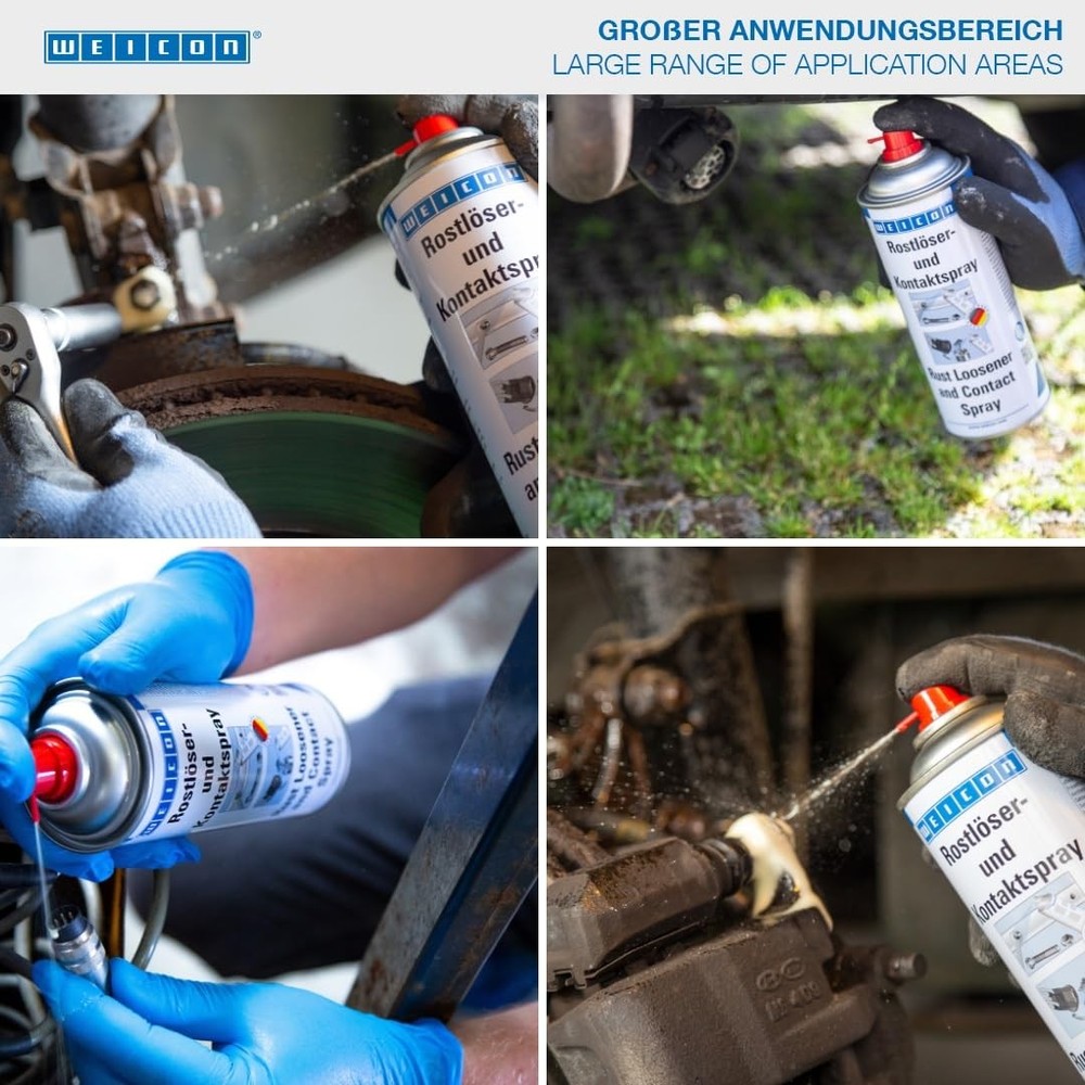 Rust Remover & Contact Spray 400ml | Quickly Dissolves Stuck Rust and Heavy...
