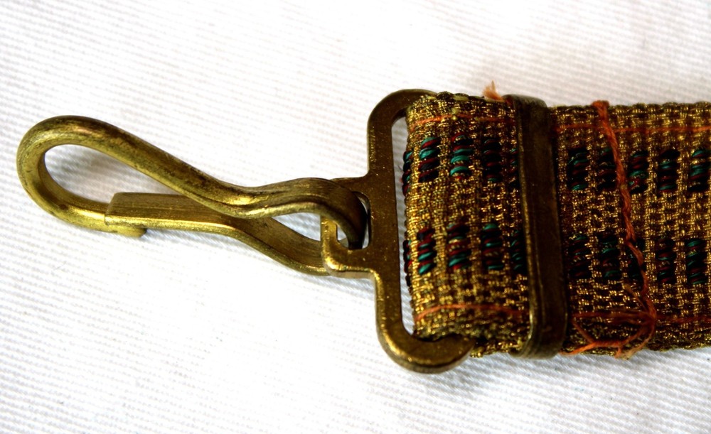 Soviet Navy Admiral Authentic Gold Thread Numbered Belt 1979 Extremely Rare #56