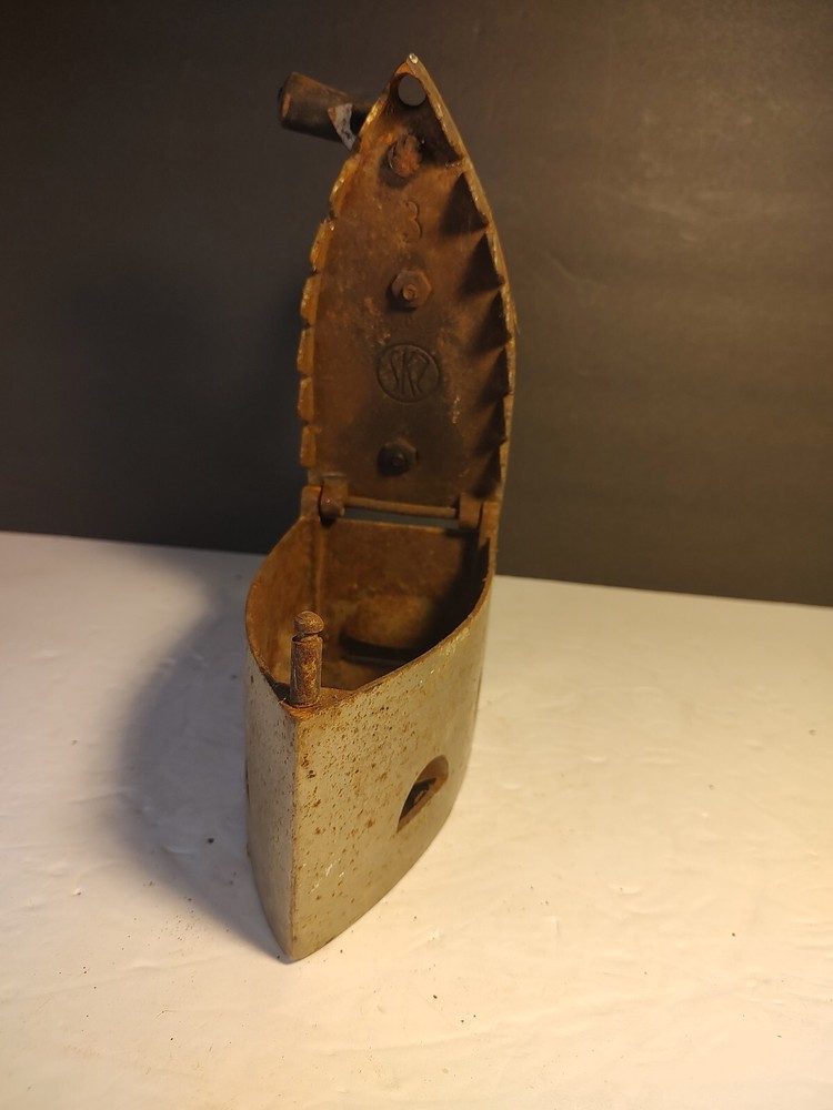 Antique Victorian Coal Clothes Iron