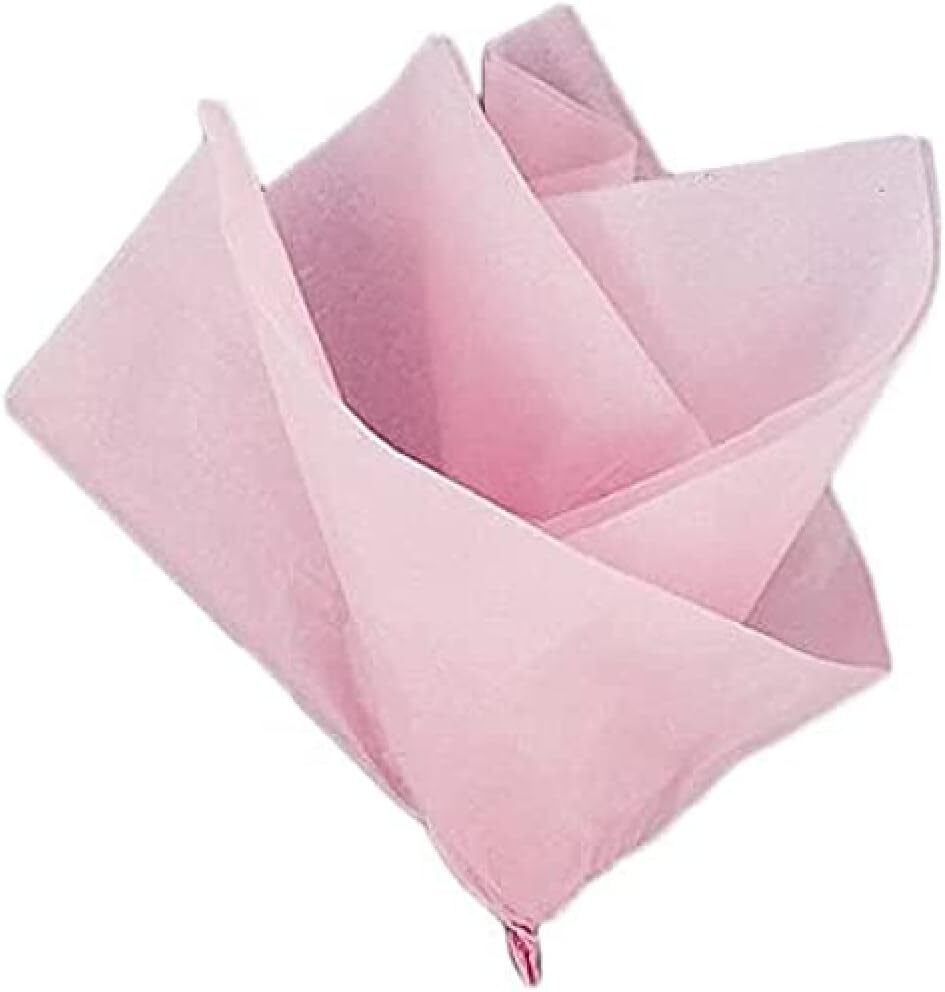 Unique Tissue Gift Wraps - 20' x 26', Pastel Pink, 10 Pcs