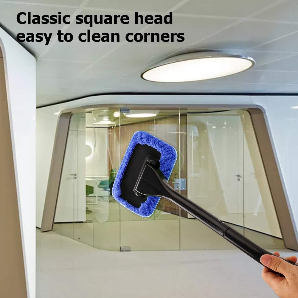 6× Window Windshield Cleaning Tool Microfiber Car Wiper Cleaner Glass Brush US