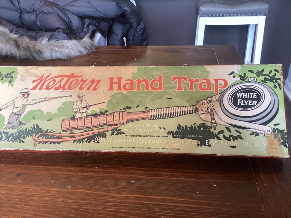 winchester western hand help trap thrower