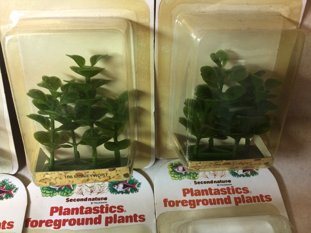 Second Nature Plastic Aquarium Plants 11 pieces