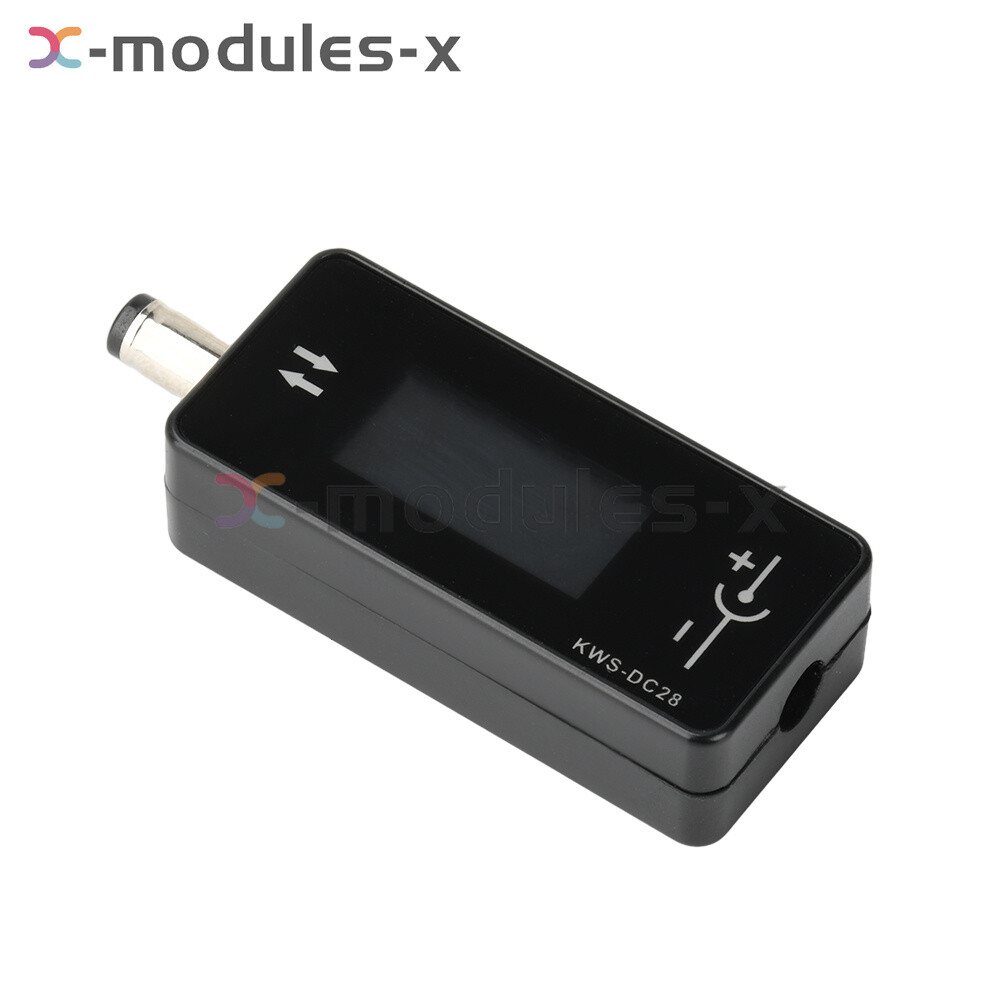 DC5.5*2.5 Current Voltage Power Meter Tester Digital LCD Display Meter DC 4V-30