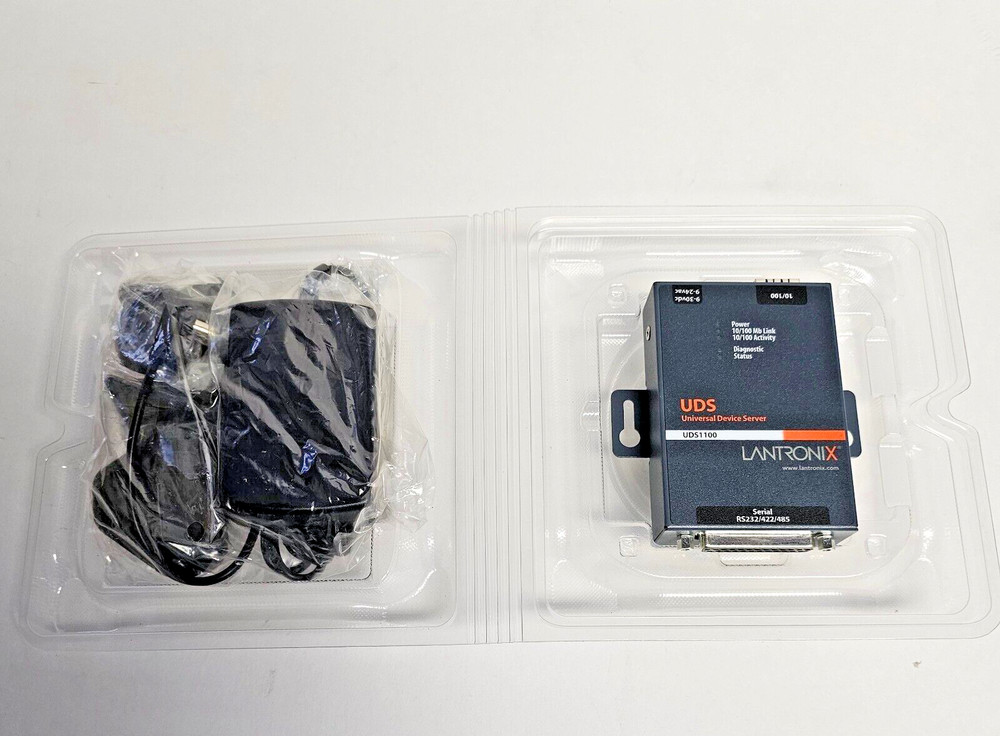 Lantronix UD1100002-01 Ethernet Device Server New (Open Box)