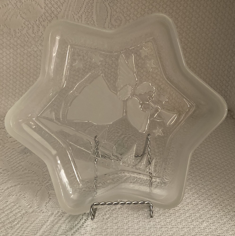 holiday crystal cut glass