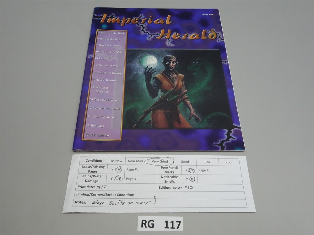 Imperial Herald (Alderac Entertainment): Issue # 10