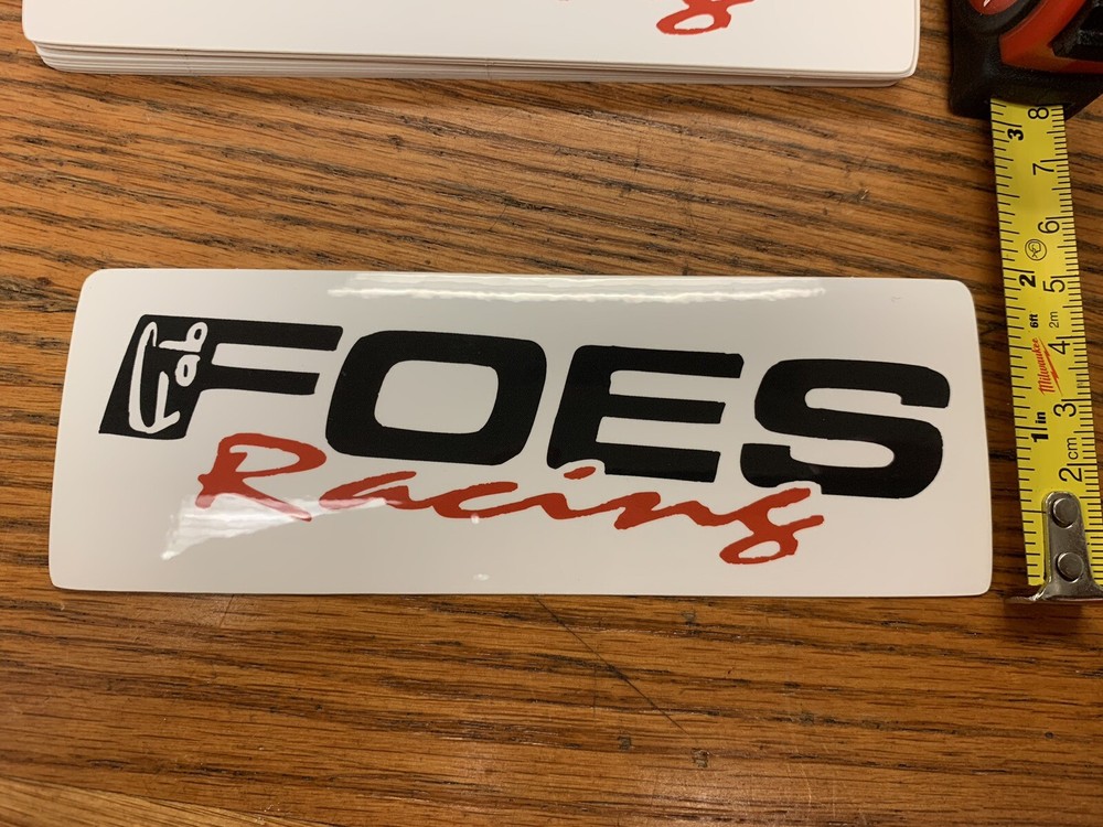 Foes Racing Stickers 
