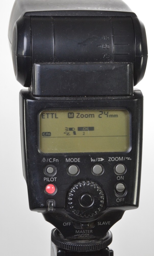 Canon Speedlite 580EX Tested, Works, diffuser, new batteries