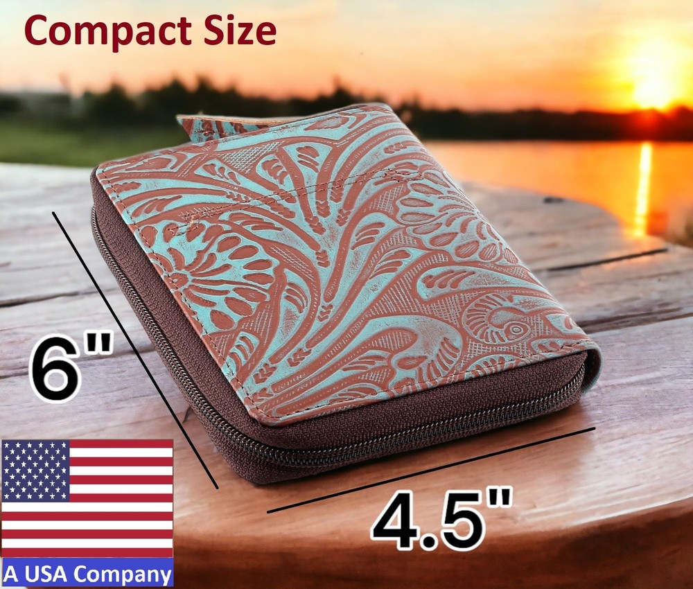Passport Wallet - Travel Document Holder w/RFID Blocking – Full Grain Leather...