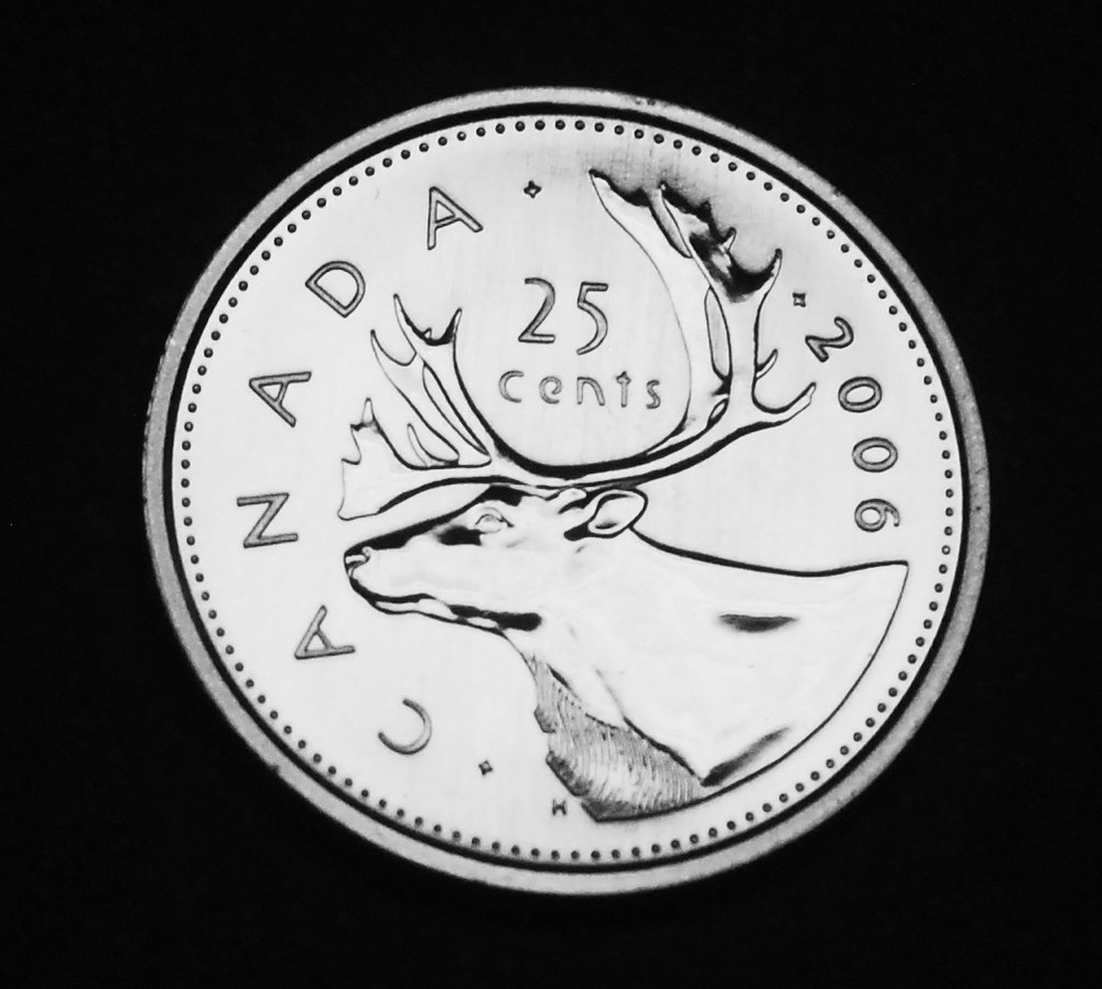 2006 25¢ specimen coin uncirculated from the specimen set