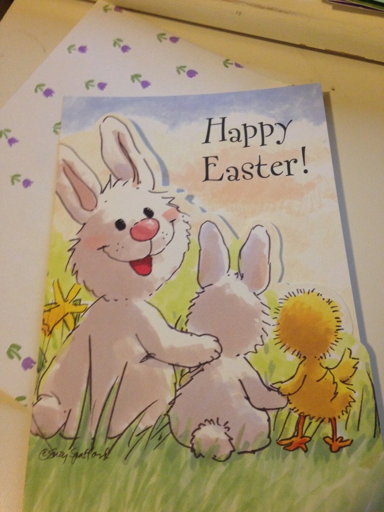 1 suzy's zoo  easter greeting  card