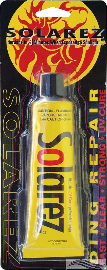 Solarez Polyester UV Cure Polyester Surfboard Ding Repair 0.5 ounce