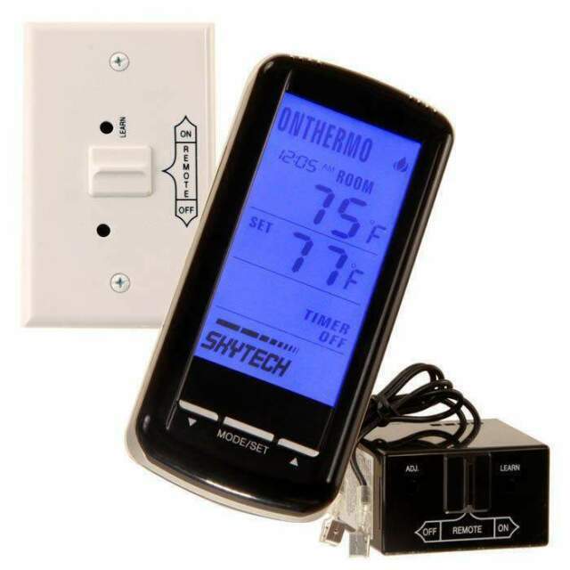 Skytech 5301 On/Off Touch Screen Fireplace Remote Control with Timer/Thermostat