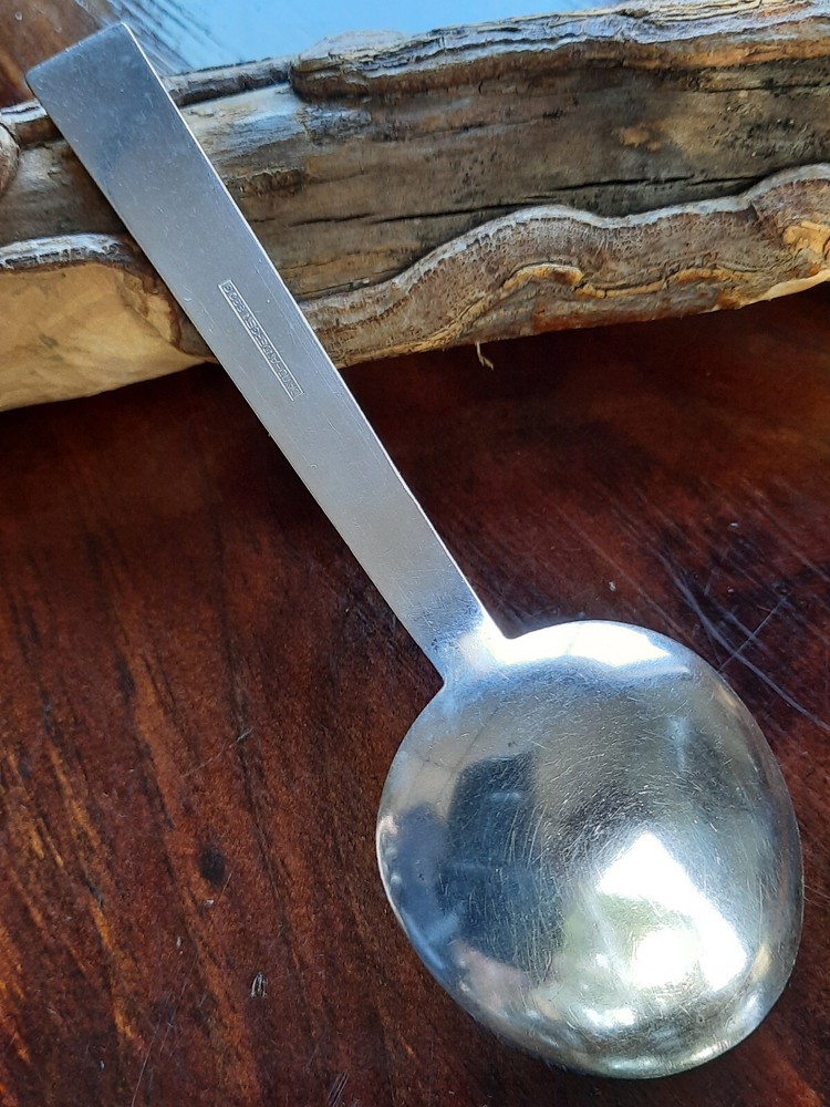 830S Silver David Andersen Bird Tile Baby Spoon, No mono