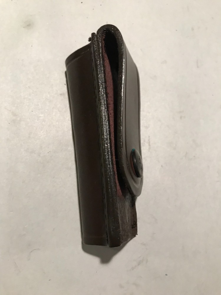 Dark Brown Belt Pouch for Mini Maglite