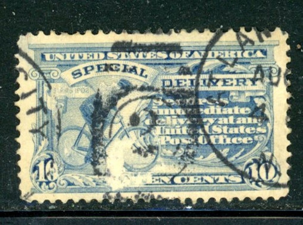 US Scott # E8 - Used - Nice Centering - Scuff - CV=$10.00     (3-C190)