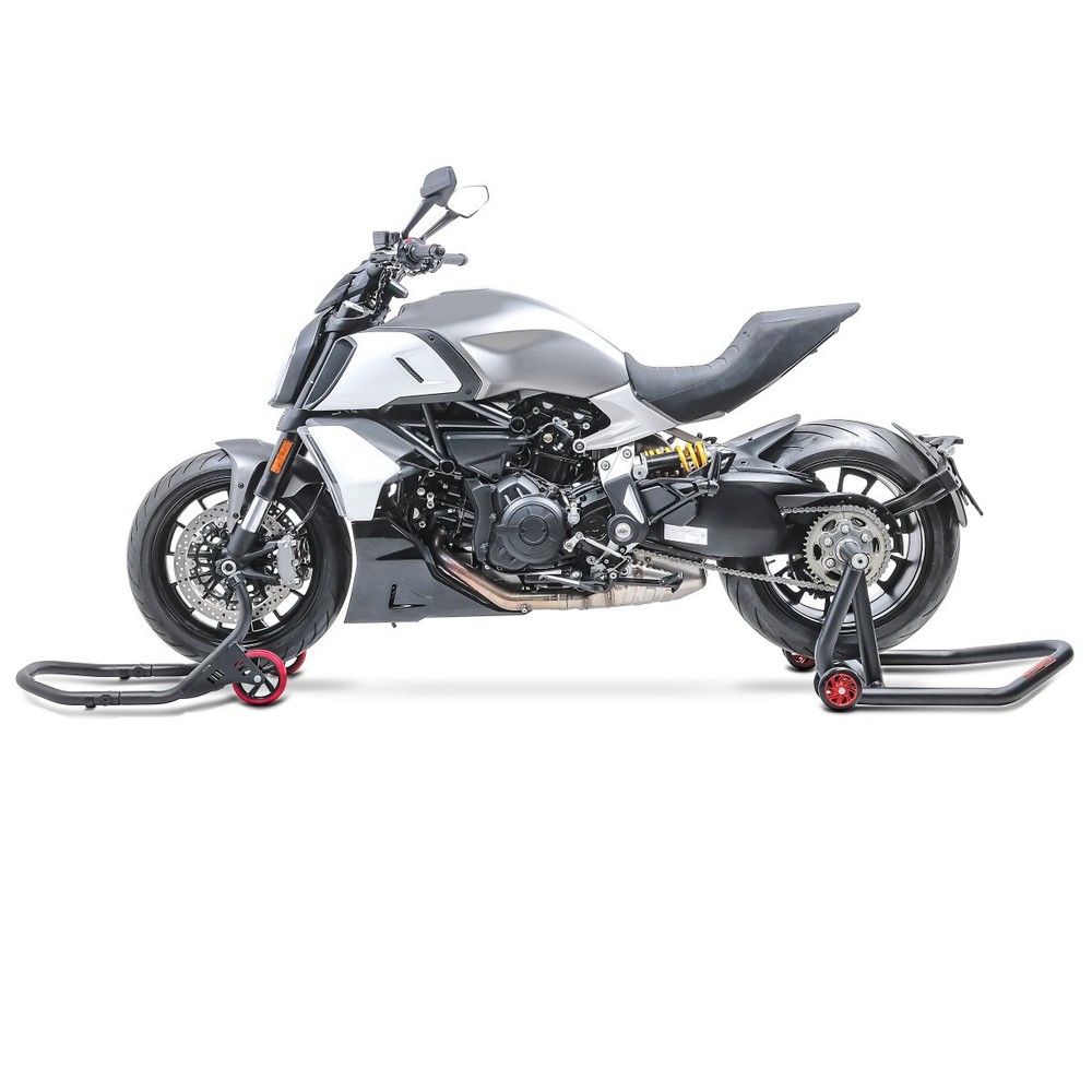 Single Sided Rear Paddock Stand Front FL for MV Agusta Brutale 800 13-24 bk