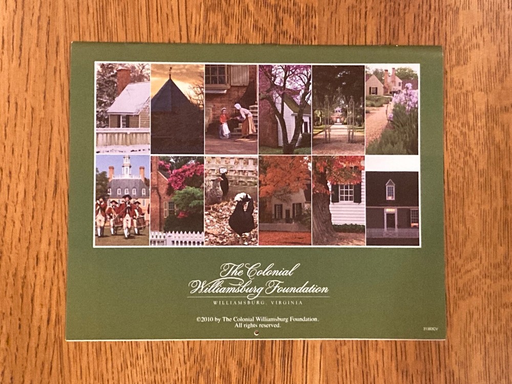 Colonial Williamsburg 2011 Wall Calendar