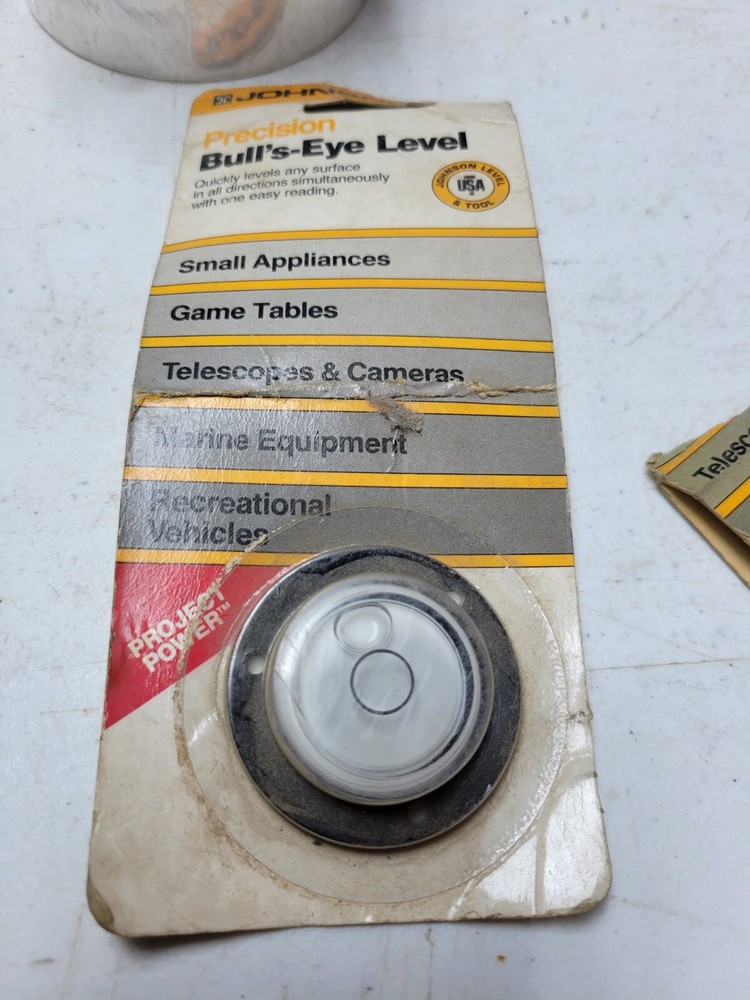 JOHNSON PRECISION BULL'S-EYE LEVEL (QTY 3)