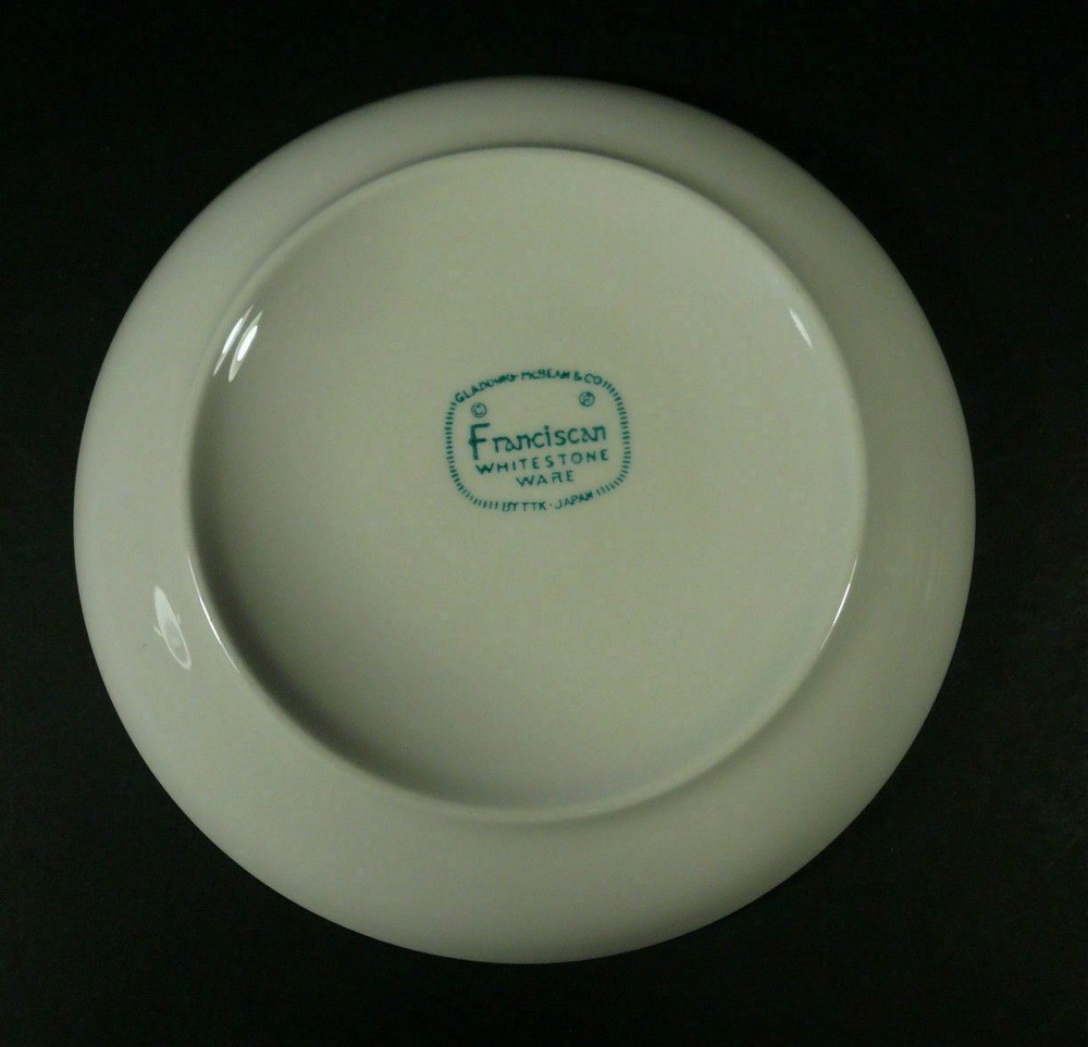 Franciscan Could Nine White Stoneware Saucer 5½"