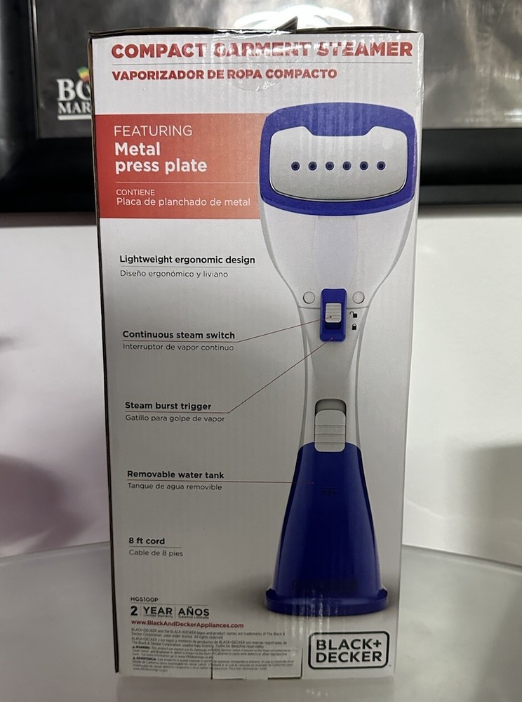 Black+Decker Compact Garment Steamer