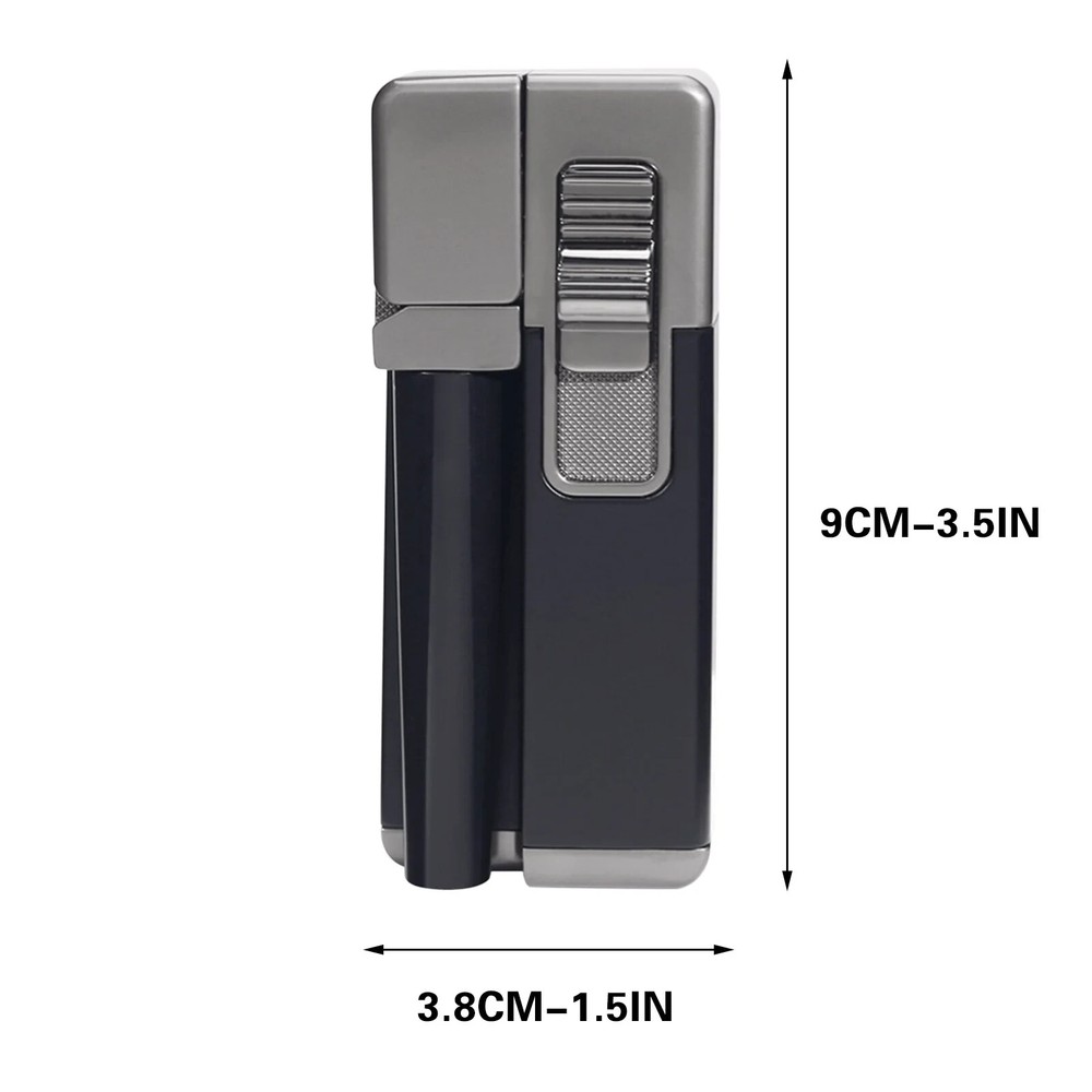 Portable Metal Lighter & Pipe Foldable Smoking pipe Multi-Functional Design