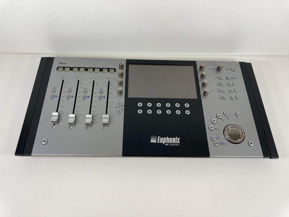 Euphonix MC Control Avid Audio Media Controller Mixer with Power Adapter in Box