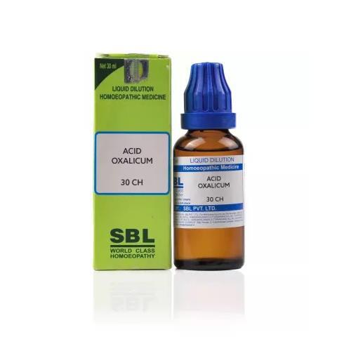SBL Homeopathic Acid Oxalicum Dilution 30ml