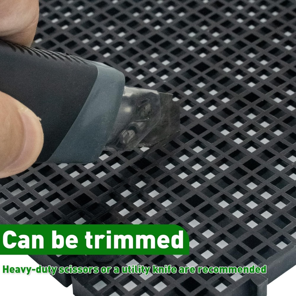 6 PCS High-Density Aquarium Grid Plastic With 36 Brackets Tank Divider Filter