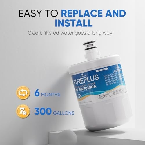 Refrigerator Water Filter Replacement 4 Pack