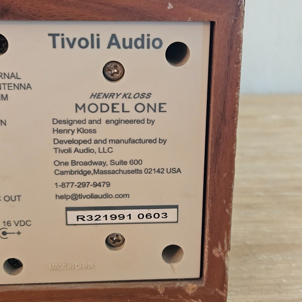 Tivoli Audio Model One Brown w/ Power Cable