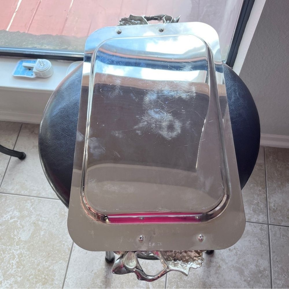 Godiger Vintage Silver-plated Grape cluster Serving Tray