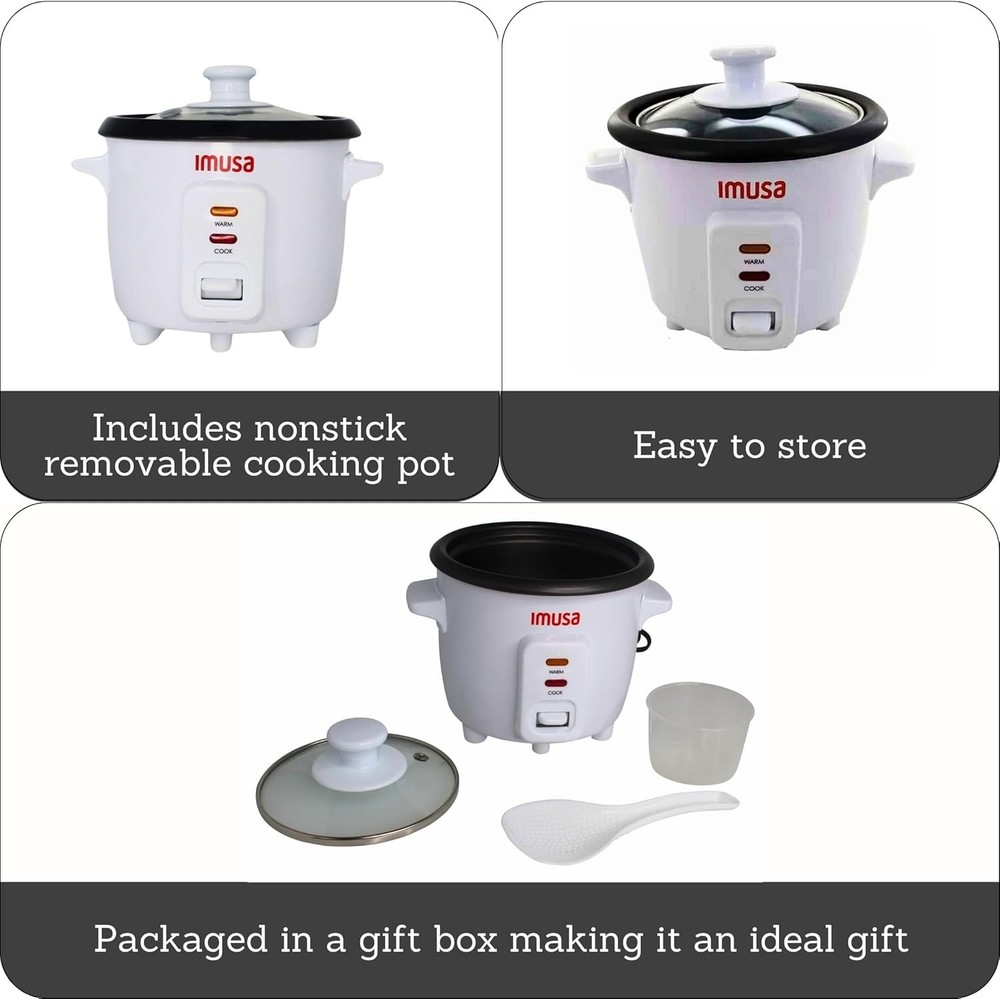 Aluminum Rice Cooker with Non-Stick Ceramic Pot