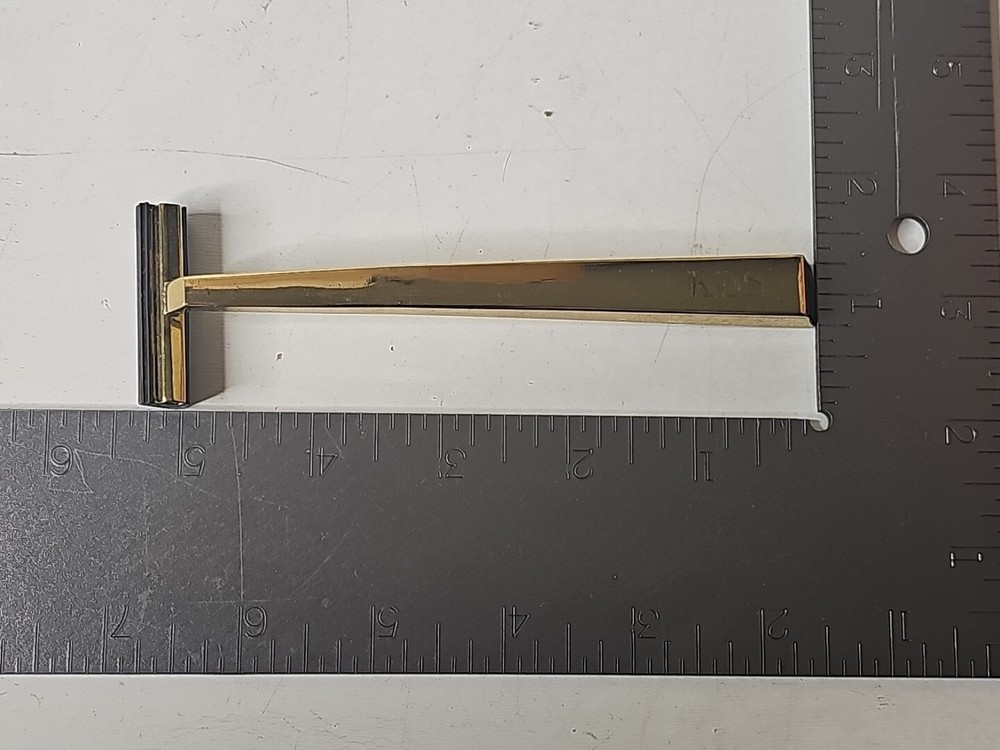 Vintage Avon Personalized Solid Brass Shaving Razor 1984 Durable Lacquer Finish